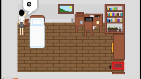 Pixel bedroom